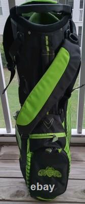 NEW Callaway Patrón Tequila Golf Carry Bag 7 Way Slotted Dividers Black Green