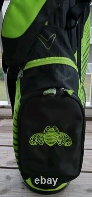 NEW Callaway Patrón Tequila Golf Carry Bag 7 Way Slotted Dividers Black Green