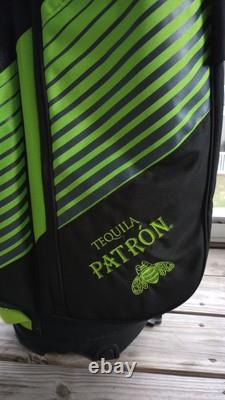 NEW Callaway Patrón Tequila Golf Carry Bag 7 Way Slotted Dividers Black Green