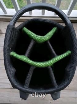 NEW Callaway Patrón Tequila Golf Carry Bag 7 Way Slotted Dividers Black Green
