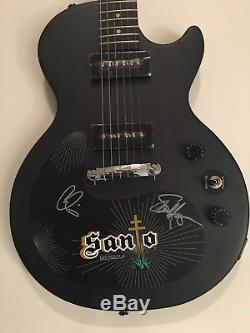 NEW Epiphone Les Paul Special I P90 electric guitar-Santo Tequila Decal SIGNED