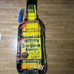 NEW Huge RARE Jose Cuervo Tequila Especial Inflatable Advertising 5.6'x2' Bottle