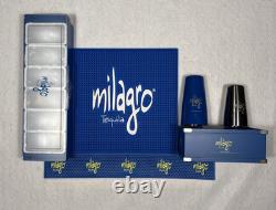 NEW MILAGRO Tequila Bar Mats / Napkin Caddy/ Garnish Tray/ Shaker Tins/ Straws