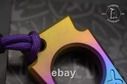 NEW OEGEDC Keystone Bottle Opener V2 Tequila Sunrise Ti with Matching Custom Bead