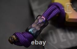 NEW OEGEDC Keystone Bottle Opener V2 Tequila Sunrise Ti with Matching Custom Bead