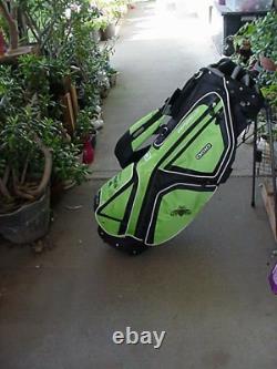 NEW OGIO VAPORLITE 8 WAY Stand Golf Bag TEQUILA PATROU LOGO BRIGHT GREEN