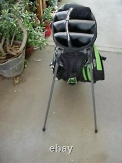 NEW OGIO VAPORLITE 8 WAY Stand Golf Bag TEQUILA PATROU LOGO BRIGHT GREEN