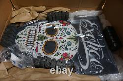 NEW Tequila Exotico Color Changing LED Sugar Skull Day of the Dead Lighted Sign