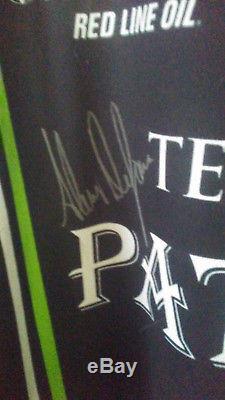 NHRA Alexis DeJoria Hand Signed Patron Tequila XXL Crew Shirt