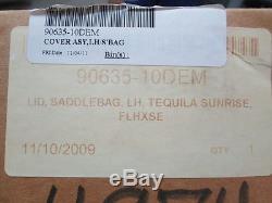 NOS Harley Davidson OEM Tequila Sunrise LH Saddlebag Cover 10 FLHSXE 90635-10DEM