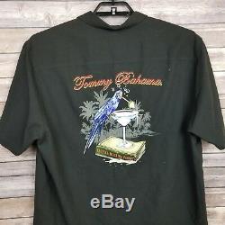Nwt Men's Tommy Bahama Embroidered Xl 100% Silk Ss Shirt Tequila ...