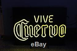 Neon Sign VIVE CUERVO Bar Light New Old Stock Vintage Jose Tequila Liquor