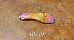 New! Aquazzura'Tequila' Crystal Flip Flop Sandal Size 9.5 US 39.5 Eur MSRP $595