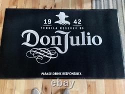 New! Don Julio 1942 Tequila Black & White Area Floor Rug 5'x3' Collectible
