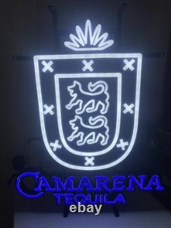 New In Box Camarena Tequila Light Up Led Sign 20 X 24 Mancave Gameroom Bar Htf