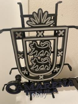 New In Box Camarena Tequila Light Up Led Sign 20 X 24 Mancave Gameroom Bar Htf