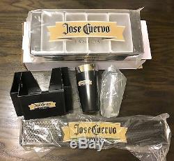 New Jose Cuervo Tequila Ultimate Bar Set Kit Fruit Tray Shaker Mat Napkin Caddy