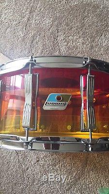 New Ludwig Vistalite Snare Tequila