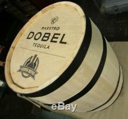 New Maestro Dobel Tequila 18 x 15 Small Decoration Barrel Keg