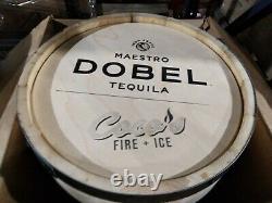 New Maestro Dobel Tequila 18 x 15 Small Decoration Barrel bar cantina Fiesta