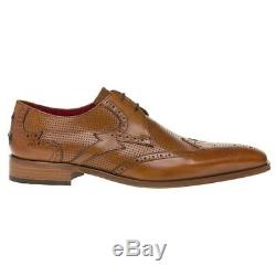 New Mens Jeffery West Tan Jb 84 Leather Shoes Brogue Lace Up