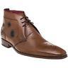 New Mens Jeffery West Tan K132 Leather Boots Chukka Lace Up