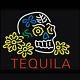 New Tequila Skull Neon Sign 32x24