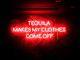New Tequila Makes My Clothes Come Off Acrylic Light Lamp Neon Sign 24