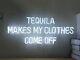 New Tequila Makes My Clothes Come Off Neon Sign Living Room Christmas