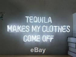 New Tequila Makes My Clothes Come Off Neon Sign Wall Decor Artwork With Dimmer