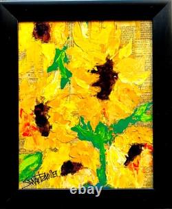 ORIGINAL Pop Art TEQUILA SENORITA PAINTING 12x 21 SWARTZMILLER DNA SIGNED wall