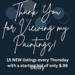 ORIGINAL Pop Art TEQUILA SENORITA PAINTING 12x 21 SWARTZMILLER DNA SIGNED wall