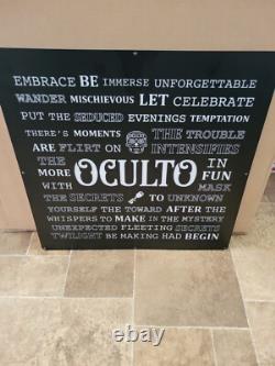 Oculto Tequila Skull Day Of Dead Motion Moving Sequencing Led Beer Sign Bud New