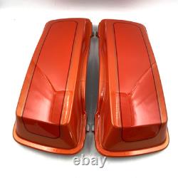 Oem Harley 90626/90627-12DKP Tequila Sunrise Saddlebag Lid Covers 93-13 Touring
