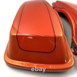 Oem Harley 90626/90627-12DKP Tequila Sunrise Saddlebag Lid Covers 93-13 Touring