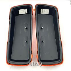 Oem Harley 90626/90627-12DKP Tequila Sunrise Saddlebag Lid Covers 93-13 Touring