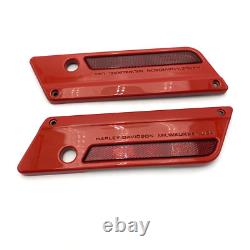 Oem Harley CVO Tequila Sunrise Saddlebag Latch Hinge Covers Pair 93-13 Touring