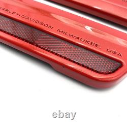 Oem Harley CVO Tequila Sunrise Saddlebag Latch Hinge Covers Pair 93-13 Touring