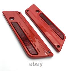 Oem Harley CVO Tequila Sunrise Saddlebag Latch Hinge Covers Pair 93-13 Touring