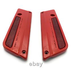 Oem Harley CVO Tequila Sunrise Saddlebag Latch Hinge Covers Pair 93-13 Touring