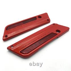 Oem Harley CVO Tequila Sunrise Saddlebag Latch Hinge Covers Pair 93-13 Touring