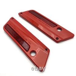 Oem Harley CVO Tequila Sunrise Saddlebag Latch Hinge Covers Pair 93-13 Touring