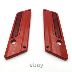 Oem Harley CVO Tequila Sunrise Saddlebag Latch Hinge Covers Pair 93-13 Touring