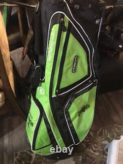 Ogio Patron Tequila Golf Bag Stand Rare HTF NWT Green Cover