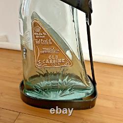 Old Carbine Limited Edition Gun Rifle Shaped Tequila Bottle Decanter Cork Stand
