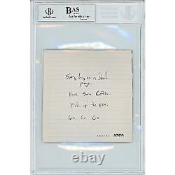 Old Dominion Band Signed CD Booklet Tequila and Therapy Beckett BAS Auto Slab