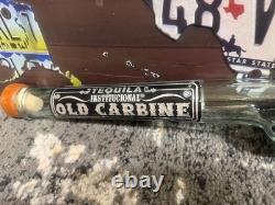 Old carbine tequila riffle bottle nice