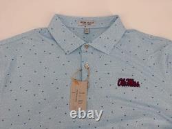 Ole Miss Rebels! Peter Millar Ole Miss Tequila Sunrise Polo XL NWT