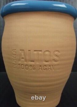 Olmeca Altos 24 Pk 100% Agave Tequila Terra Cotta Cantaritos Cup Mug 4.5