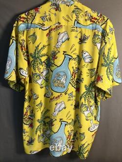 Original Vintage Sammy Hagar CABO WABO Tequila Blue Bottle Waborita Large Shirt Original Vintage Sammy Hagar CABO WABO Tequila Blue Bottle Waborita Large Shirt